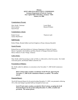 keep arkansas beautiful commission