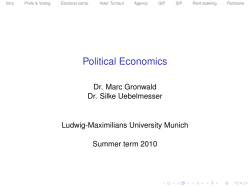 Political Economics