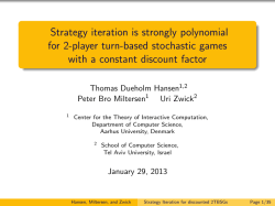 Strategy iteration is strongly polynomial for 2-player turn