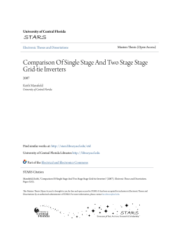 Comparison Of Single Stage And Two Stage Stage Grid