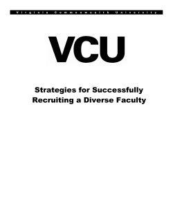 Strategies for Successfully Recruiting a Diverse Faculty