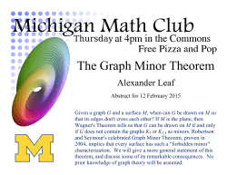 The Graph Minor Theorem