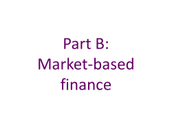 Market-based finance
