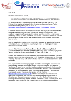 Devon County Trial Nomination Info 201617