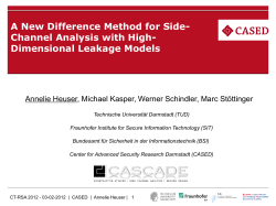 A New Difference Method for Side- Channel Analysis with High