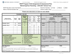 Child Assignment Plan
