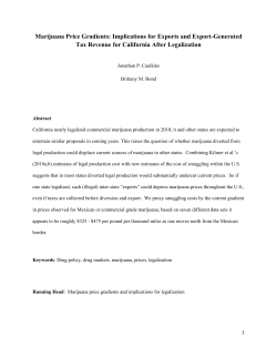 Caulkins - Marijuana Price Gradients