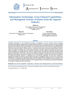Information Technology, Cross-Channel Capabilities, and