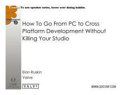 How To Go From PC to Console Development (GDC 2008)