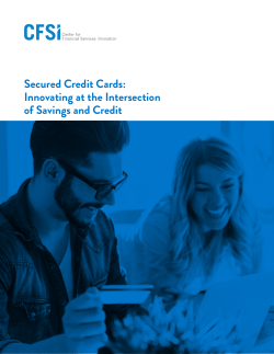 Secured Credit Cards - Mission Economic Development Agency