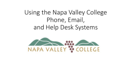 Step 2 - Napa Valley College