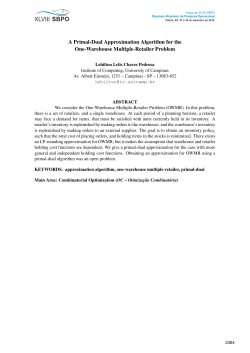A Primal-Dual Approximation Algorithm for the One