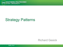 Strategy Patterns