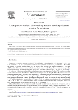 A comparative analysis of several asymmetric traveling salesman