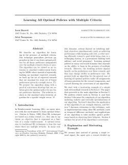 Learning All Optimal Policies with Multiple Criteria