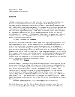 Kearney - Quiz Bowl Trash Packets