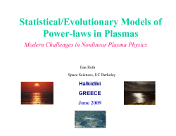 Statistical/Evolutionary Models of Power