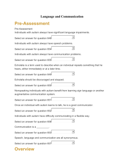 Definitions of Language, Speech, and Communication