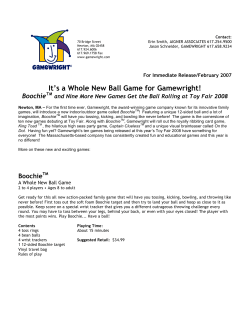 It`s a Whole New Ball Game for Gamewright!