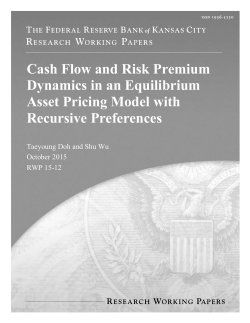 Cash Flow and Risk Premium Dynamics in an Equilibrium Asset