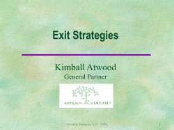Exit Strategies - Co