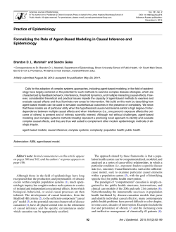 Formalizing the Role of Agent-Based Modeling in Causal Inference