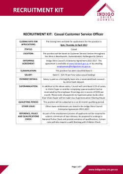 how to apply - Indigo Shire Council