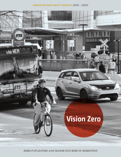 Edmonton Road Safety Strategic Plan