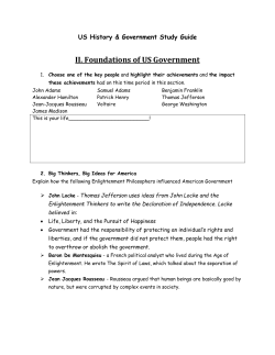 2016 U.S. History Miderm study guide