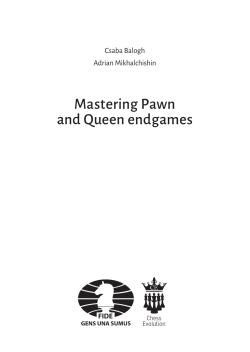 CE - Queen and Pawn endgames - promo