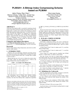 Categories and Subject Descriptors