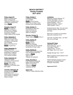Single Round Robin - Bayside High School