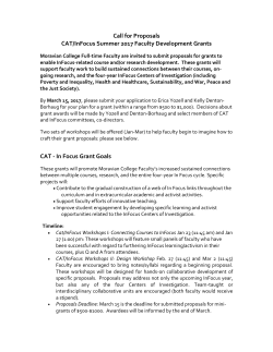 CAT / InFocus Faculty Development Grants ($500