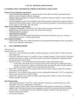 LAW 315 - UVic LSS