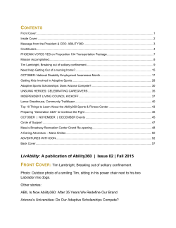 LivAbility is a magazine for people with disabilities in