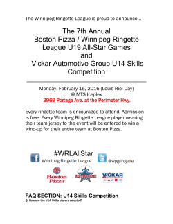 All-Star Game - Winnipeg Ringette League