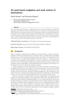 Harsh Beohar and Sebastian K&uuml;pper. On path