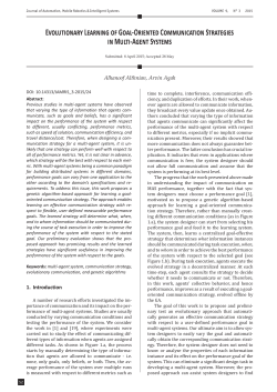 Evolutionary Learning of Goal-Oriented Communication Strategies