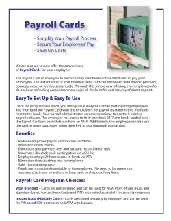 Payroll Cards - Lamar National Bank