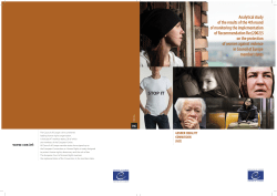 Analytical study of the results of the 4th round of monitoring the