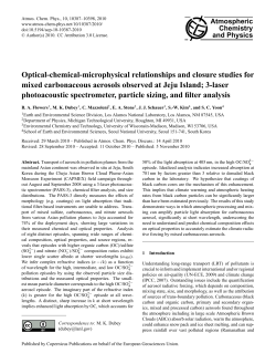 Optical-chemical-microphysical relationships and closure studies for