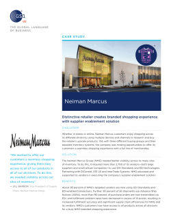 Neiman Marcus Group Case Study