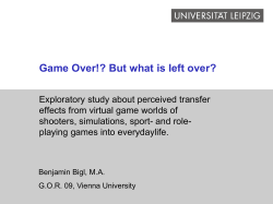 Folien - the GOR 16 Conftool!