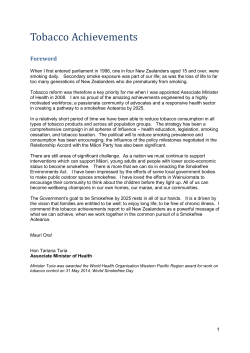 Tobacco Achievements