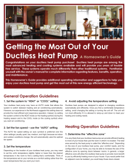 Getting the Most Out of Your Ductless Heat Pump