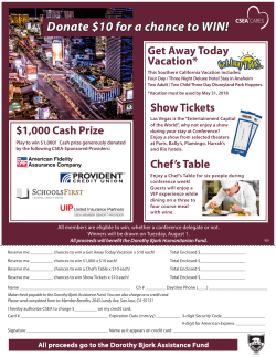 Donate $10 for a chance to WIN!