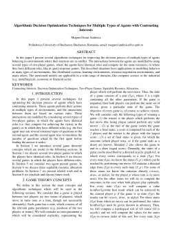 Algorithmic Decision Optimization Techniques for Multiple Types of