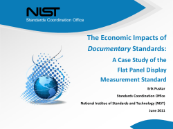 The economic impacts of documentary standards: a case