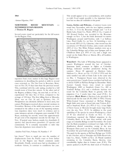 Northwest Field Notes, Annotated / 1961