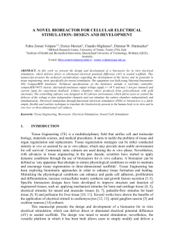 A novel bioreactor for cellular electrical stimulation: design and
